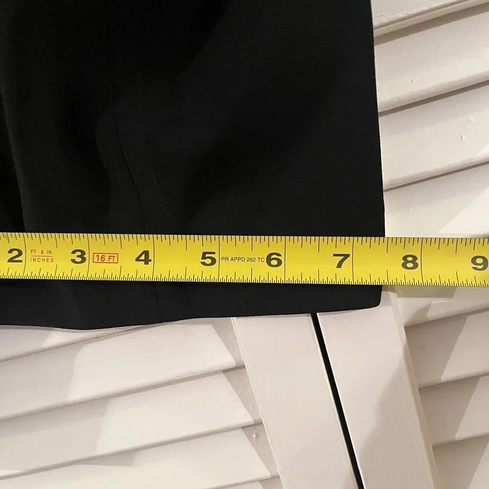 Etro black tailored trouser pants size IT42/US 6, made in Italy, career wear - Picture 11 of 11